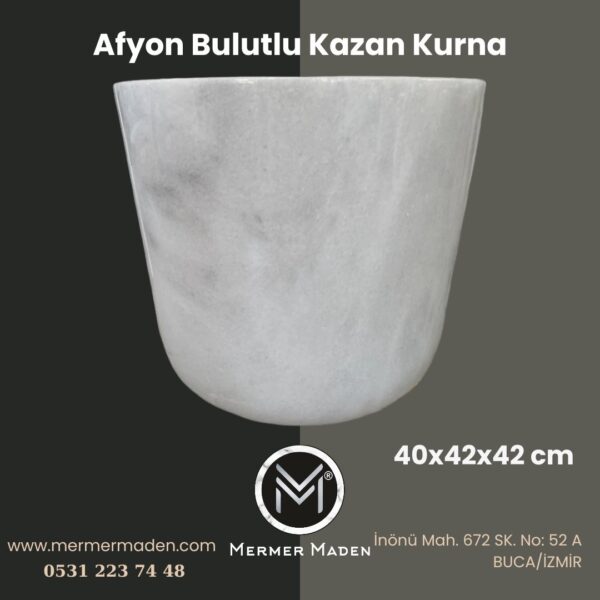 Afyon Bulutlu Kazan Kurna | Doğal Taş Hamam Kurnası